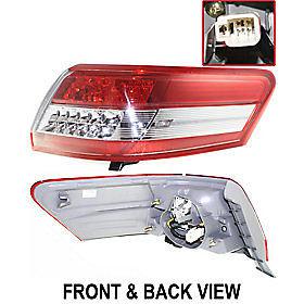 Toyota camry 10-10 tail lamp rh, assembly, on body