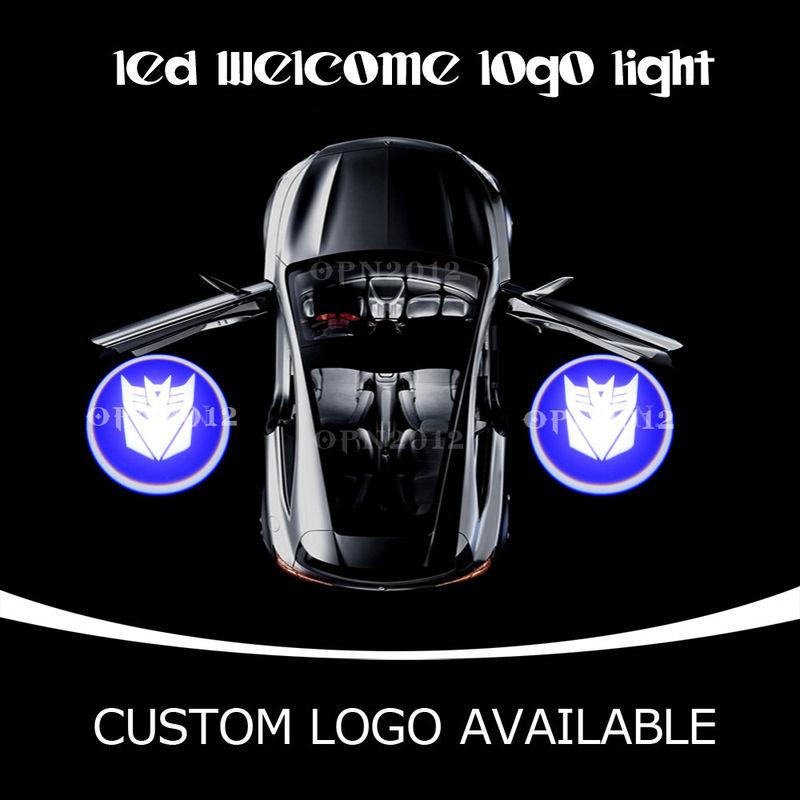 Car door led projector logo laser ghost shadow lights transformers decepticon