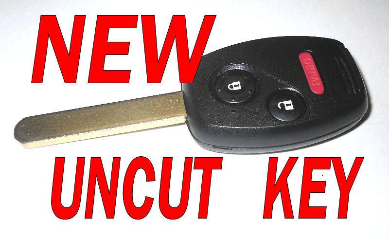 New oem honda cr-v cr-z fit insight uncut keyless remote entry fob mlbhlik-1t