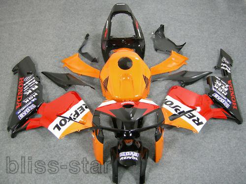 Injection plastic fairing bodywork fit cbr 600 rr cbr600rr 2005-2006 02 r w9