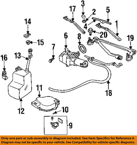 Gm oem 12337767 wiper blade refill/windshield wiper blade refill