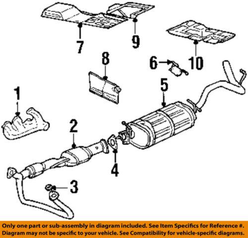 Gm oem 15093974 exhaust flange/donut gasket/exhaust pipe to manifold gasket