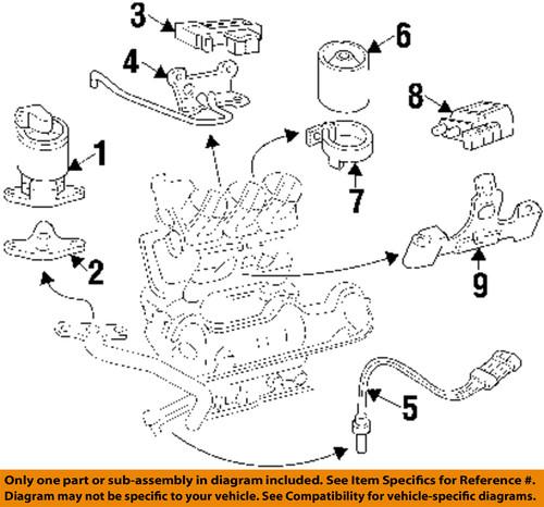 Gm oem 12567275 egr valve gasket