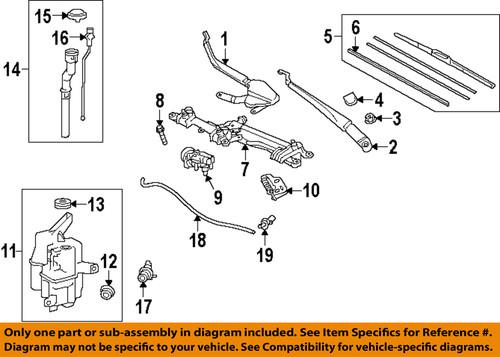 Toyota oem 8521447051 wiper blade refill/windshield wiper blade refill