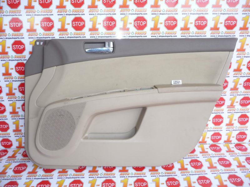 2010 10 nissan sentra passenger/right front trim door panel oem