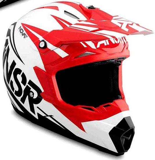 Answer nova dyno motorcross dirt bike helmet red/wht xs, sm, md, lg, xl, 2xl