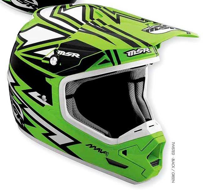 Msr mav-1 helmet twisted black/green xs, sm, md, lg, xl, 2xl
