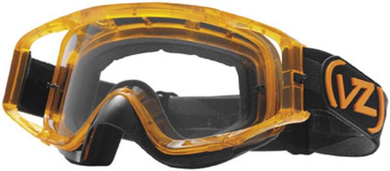 Vonzipper porkchop mx/offroad/motocross adult goggles,trans tangerine/orange