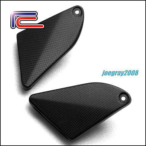 Rc matte carbon fiber frame sides side covers bmw f 700 gs f 800 gs