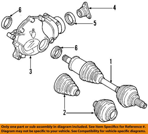 Bmw oem 31607545108 cv joint boot kit/cv boot