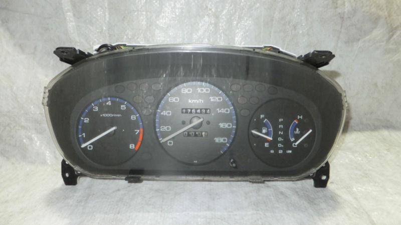 Jdm honda civic instrument gauge cluster speedometer rpm a/t dx ex lx si 1996-00