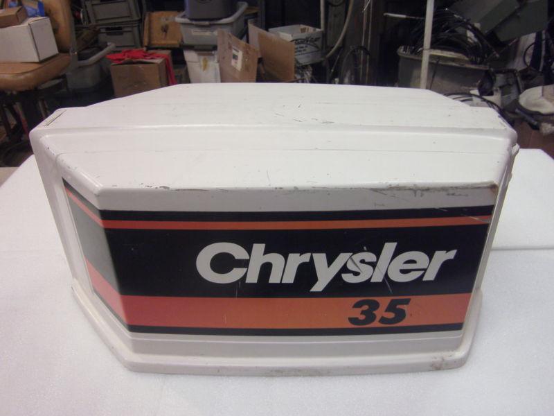 Chrysler 35 outboard motor hood cowl cover