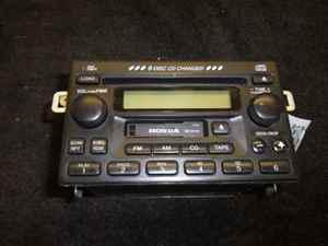 01-02 accord oem 6 cd radio lkq