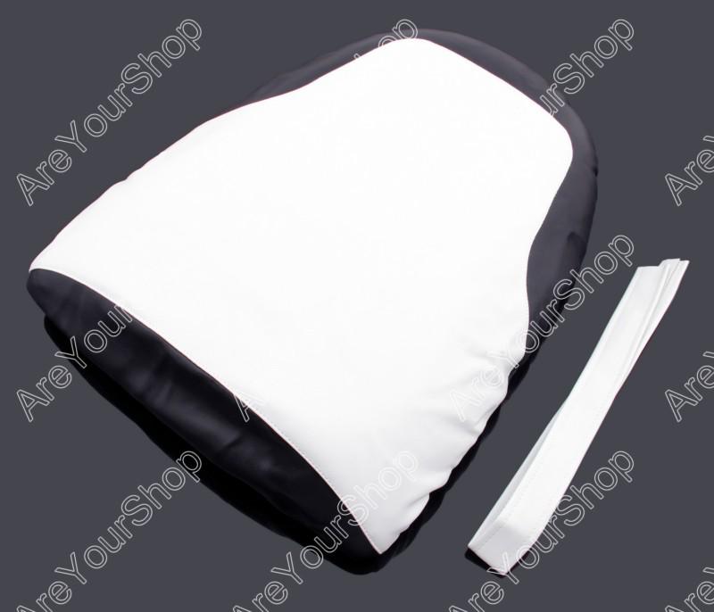 Rear pu leather seat cowl cover pillon suzuki gsxr 600/750 01-03 k1 white