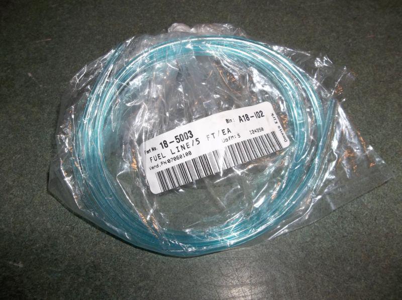 Parts unlimited blue polyurethane fuel line 1/16" i.d. x 5ft. 07060108