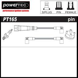 Powertec ht ignition leads volkswagen transporter t3 1.9 t4 (mot df/dg/dh/gw/sp)