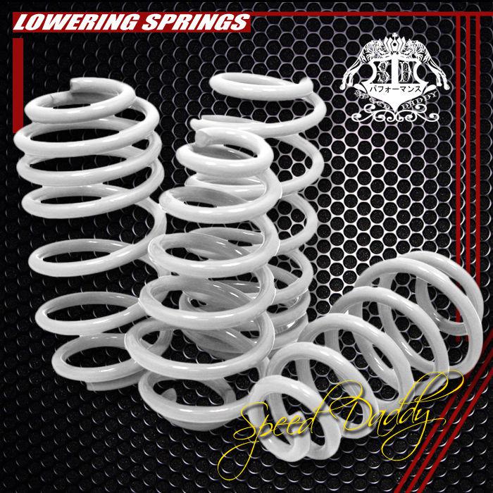 1.5"drop racing suspension lowering springs/spring 02-05 audi a4 fwd 2/4dr white