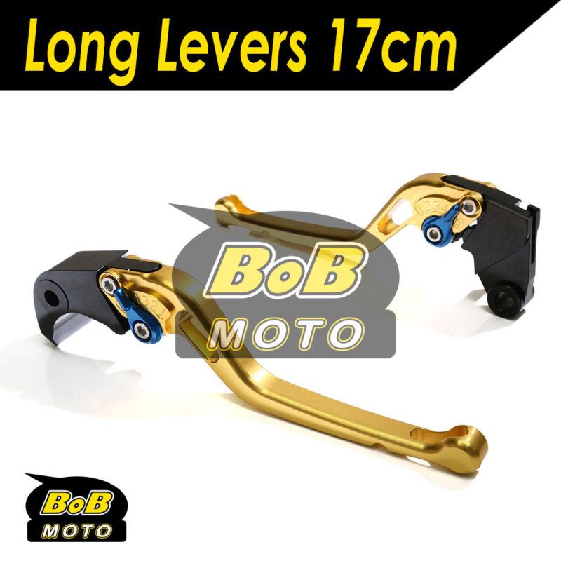 Kawasaki gtr1400 / concours 14 11 12 13 gold long clutch brake levers set gdlbu