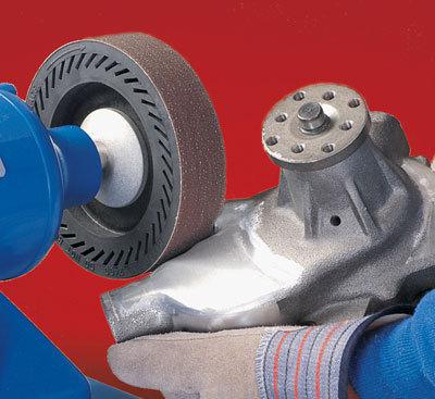 Buff motor expander wheel for sanding buffing polishing aluminum & metal