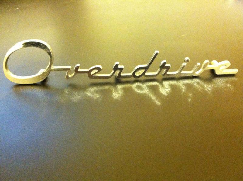 Ford overdrive vintage emblem truck classic car