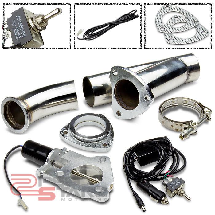 Find 3" ELECTRIC CATBACK EXHAUST ECUT OUT YPIPE PIPING KIT+SWITCH