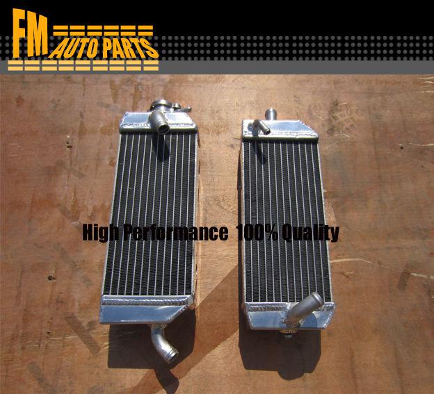 Aluminum radiator fits ktm sx mxc exc 400 450 525 2003 2004 2005 2006 2007 2row