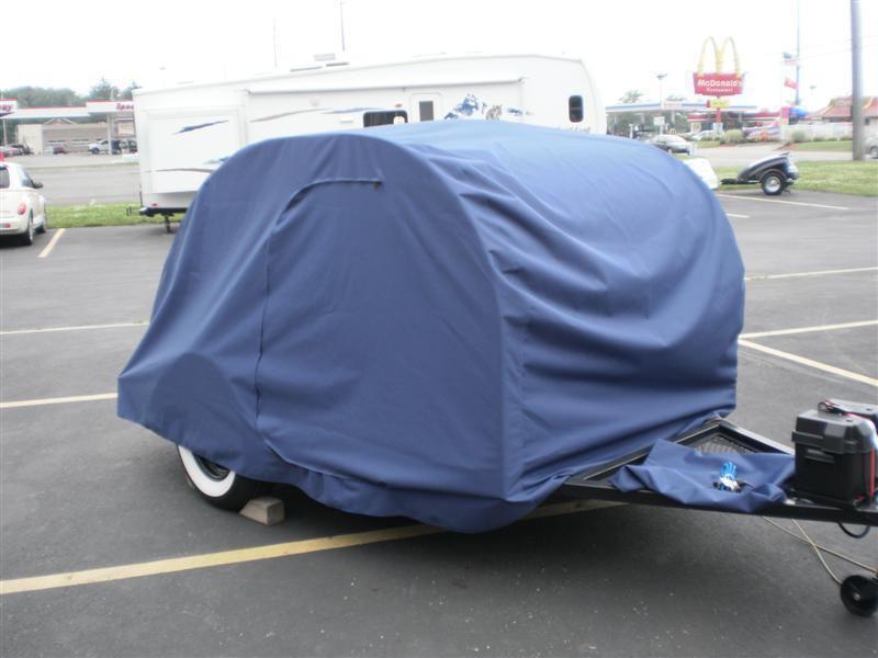 Little guy tear drop all weather trailer cover 6-wide