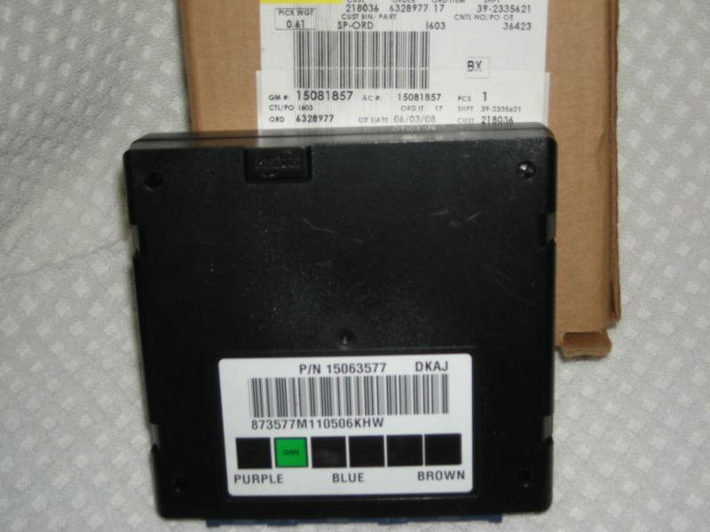 Body control module- '02 escalade- 15081857-  nr!