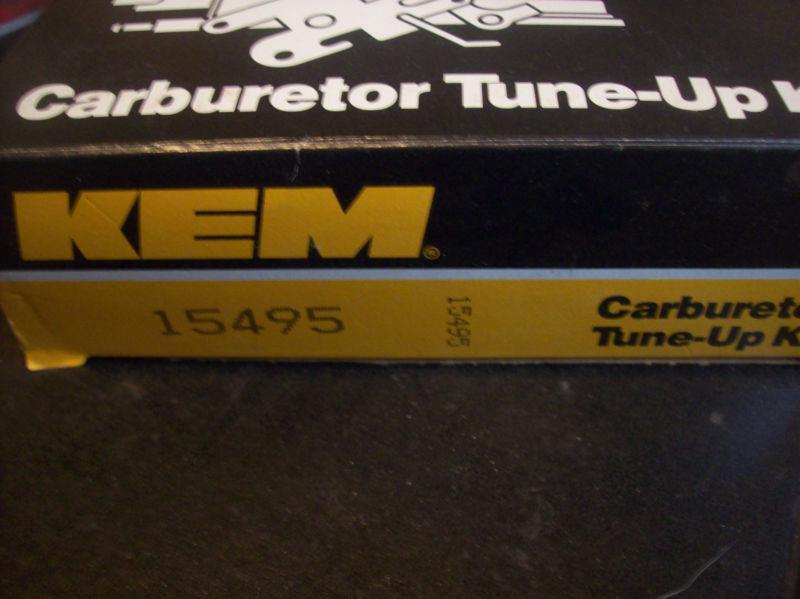 Kem carb repair kit 15495,71-72 chevelle,suburban,montecarlo