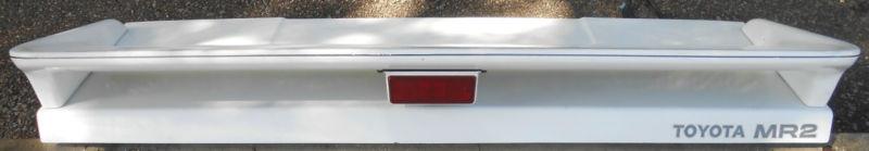 Toyota mr2 rear spoiler wing with trunk lid  first gen aw11 1985-1989