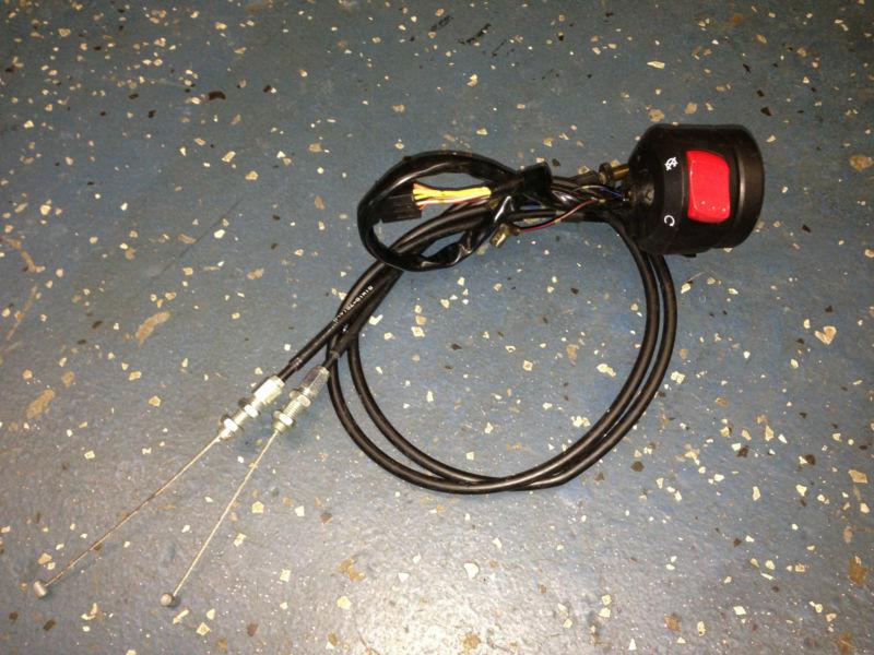 05-06 suzuki gsxr1000 stop/ start switch+ throttle cables gsxr-1000 2005 2006