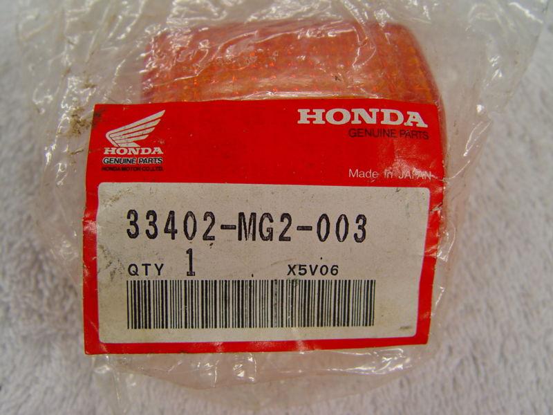 Honda xl600,xlr125,xlx350,xr250,xr400,xr600,xr650 signal lens oem nos