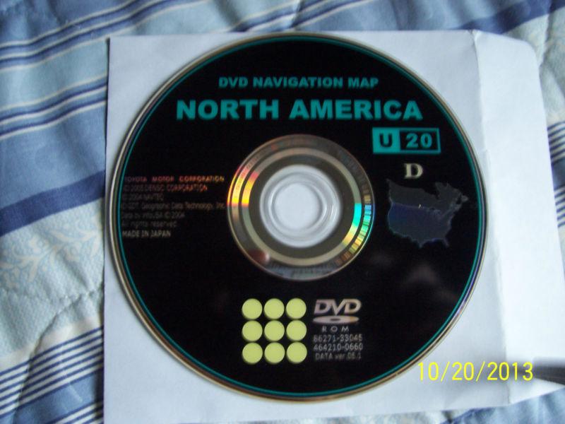 2006 lexus gs300 navigation cd dvd disc u20d nav disk; will fit toyota   