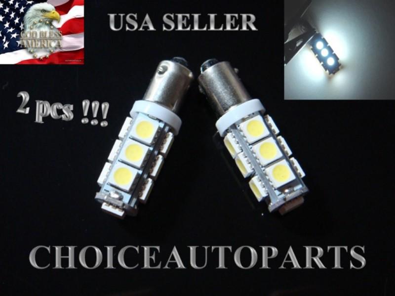 2 pcs ba9s 5050 13 smd bright white led interior, dome, licence plate lights