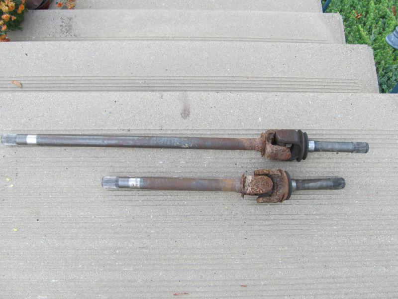 Jeep cj7 dana 30 wide trac axle shafts 82 to 86