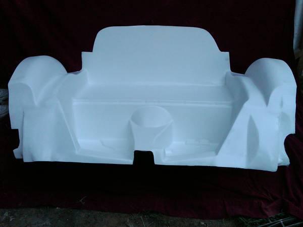 1963-1967 fiberglass back floor pan for corvette stingray