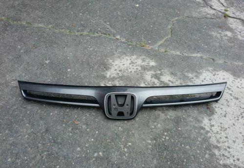 Find 2007 civic coupe front Boomper grille dark gray PLASTIC FRAME ...