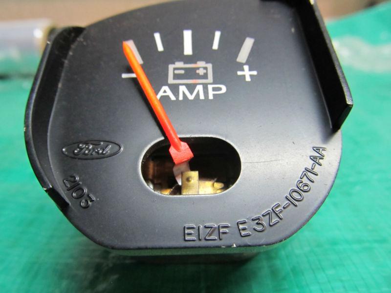 1986 5.0 coupe v8 gt 302 amp  pressure gauge oem stock 5.0 mustang 83 84 85 86