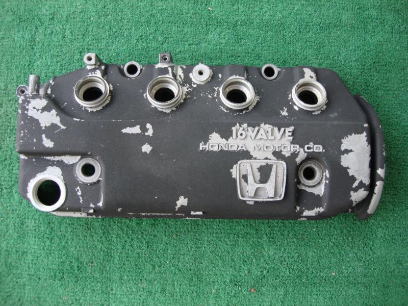 88 89 90 91 honda civic crx d15 d16 d16a6 oem valve cover