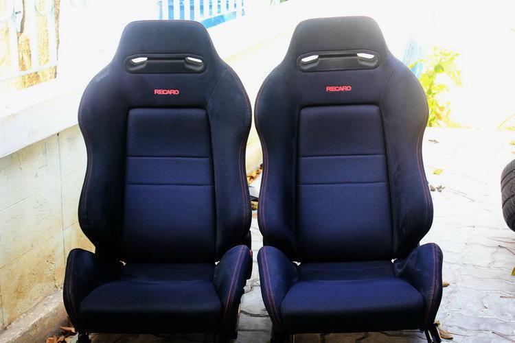 2 original recaro dc2 sr3 honda seats from japan can fit for universal