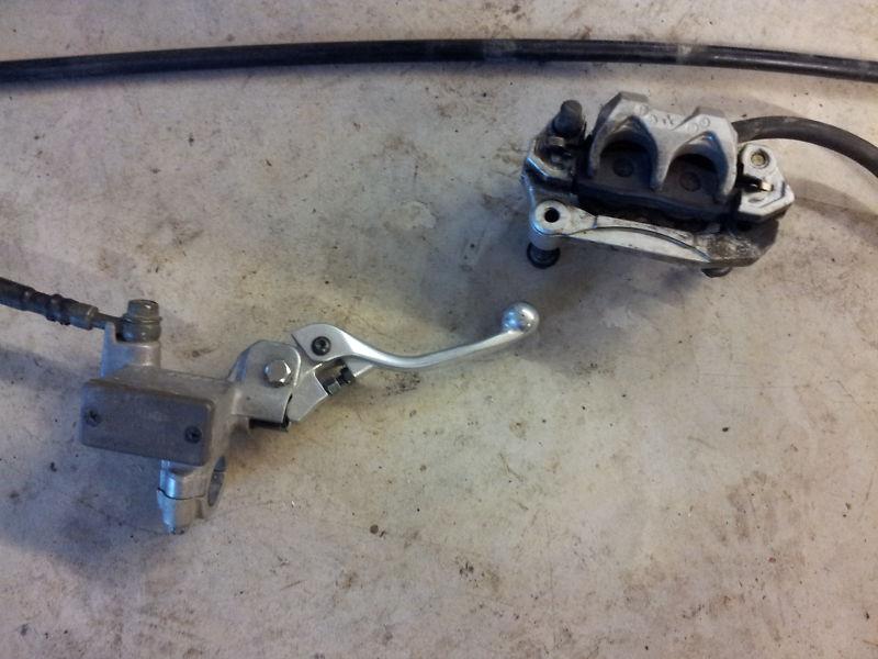  2002 yamaha yz85 yz 85 front brake caliper master cylinder assy brakes 02 - 14