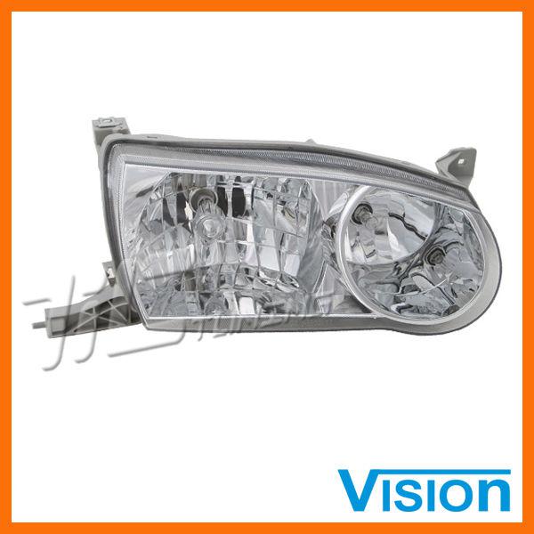 01-02 toyota corolla ce le s passenger right r/h side head light lamp assembly