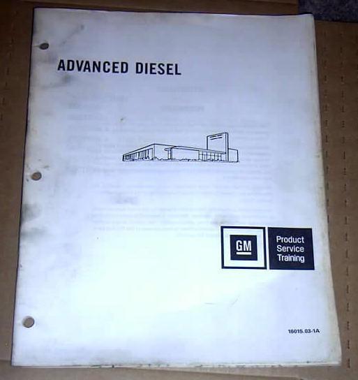 1981 gmc chevrolet advanced diesel factory training manual 5.7l roosamaster