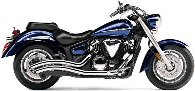 Cobra speedster swept exhaust system chrome fits yamaha v-star 1300 2007-2012