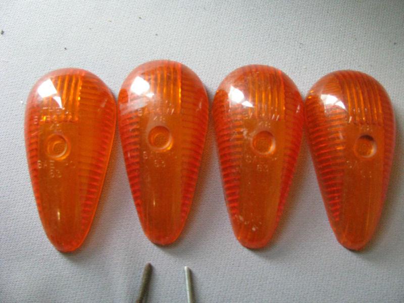 Airstream parts,amber marker light, nos bargman lenes