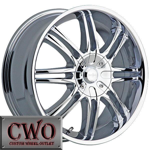 17 chrome devino inizio wheels rims 4x100/4x108 4 lug civic focus mini cobalt xb