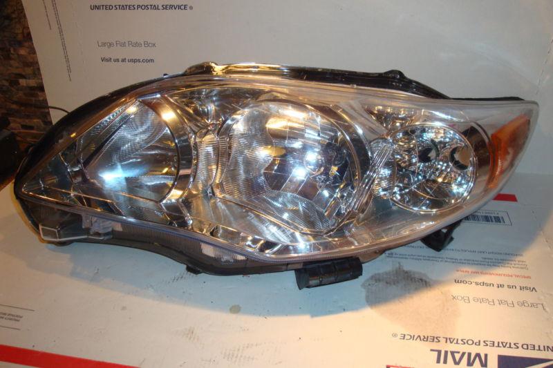 *factory*oem* 2011 2012 11 12 toyota corolla left headlight chrome