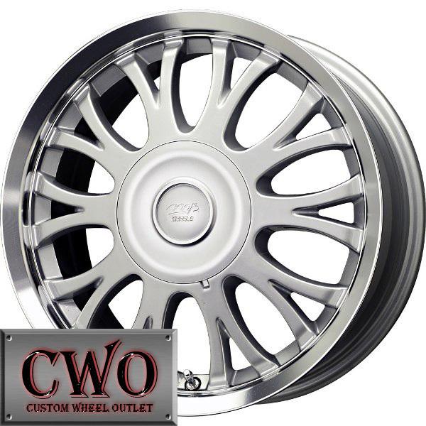 15 silver mb sprite wheels rims 4x100/4x114.3 4 lug civic integra versa mini g5