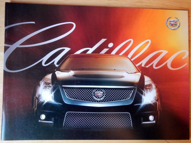 2009 cadillac full line sales brochure brochure ft escalade cts sts srx +