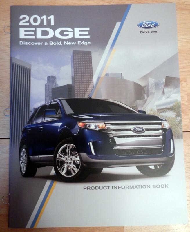 2011 ford edge product information book literature brochure